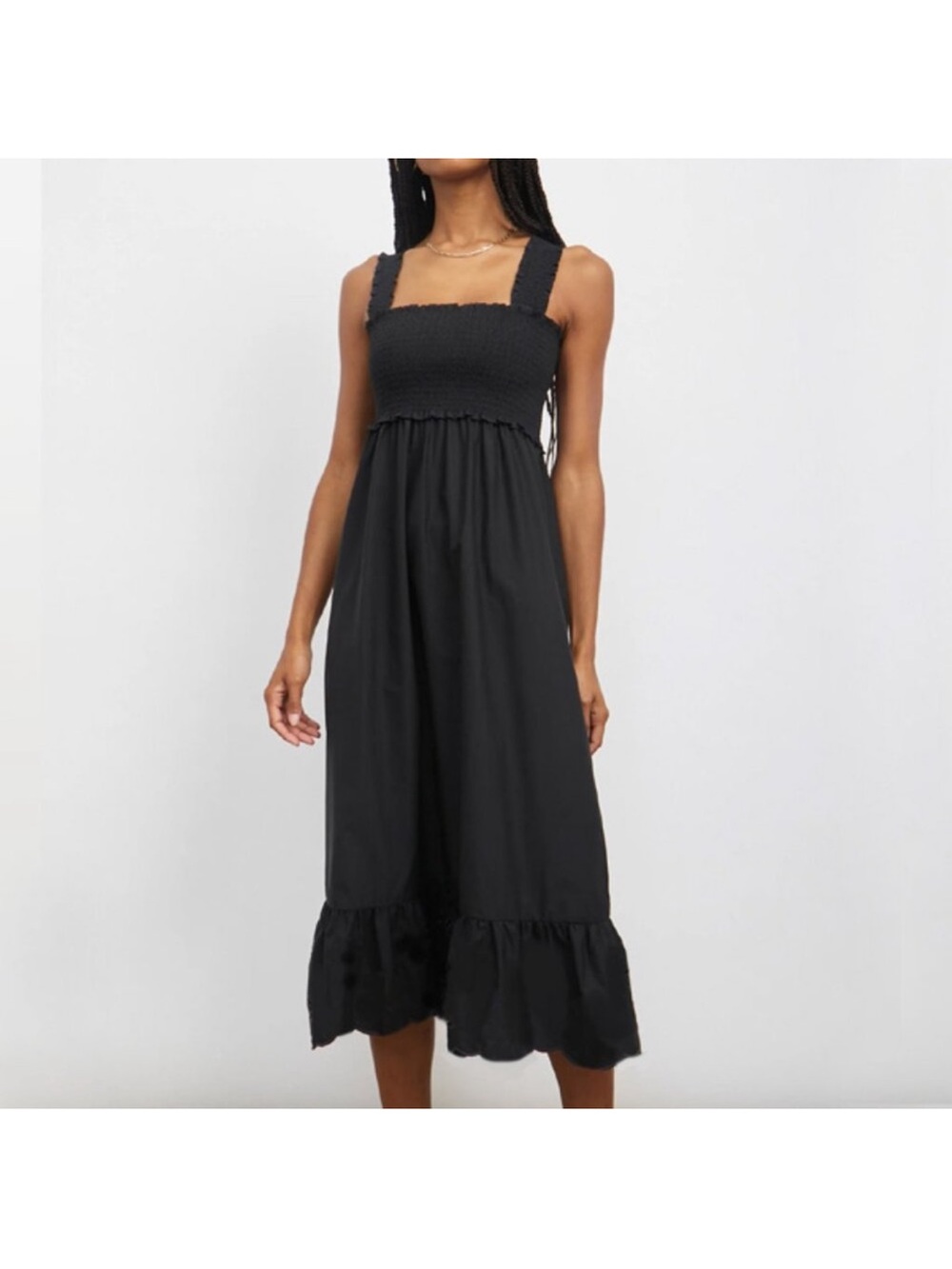 Rails black midi dress - medium